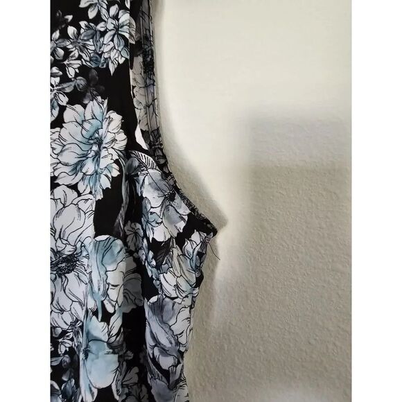 STICH FIX  KARL LAGERFELD PARIS Sakeri Ruffle Detail Blouse XL | Black - Picture 9 of 10